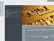 Tablet Screenshot of cfpaguide.com